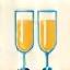 샴페인잔 아이콘